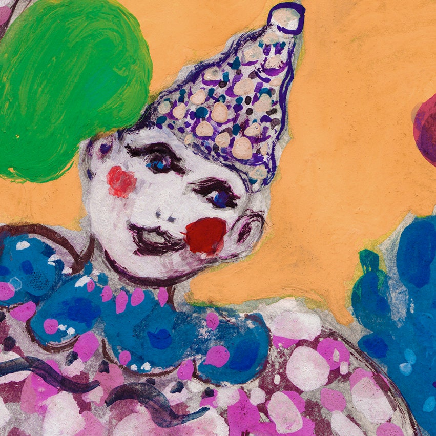 マルク・シャガール「サーカス」 - オリジナルリトグラフ - サイン入り