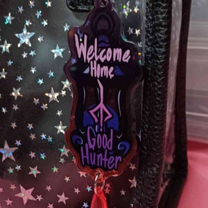 Hunter&#39;s Lamp Charm, Double Sided 3&quot;