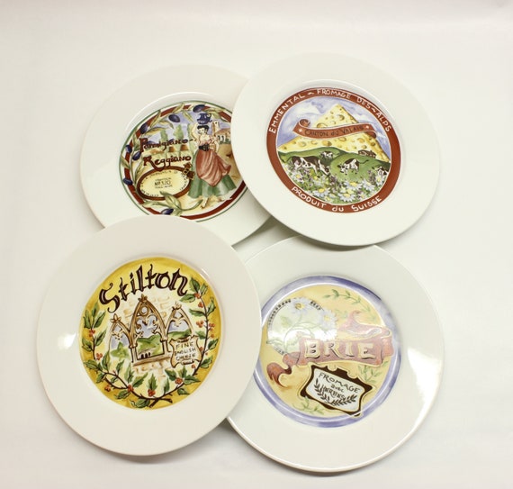 Restoration Hardware Set of Four Cheese Plates Etsy