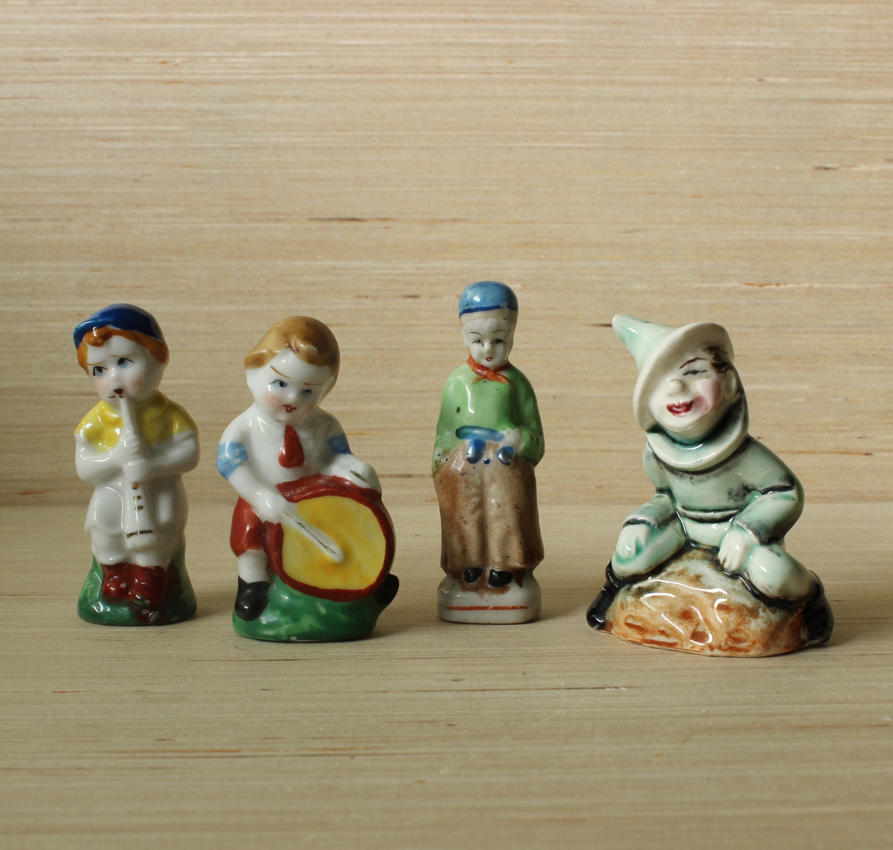 JAPAN Figurines Set of Four - Etsy