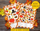 Thanksgiving I Spy Game, Thanksgiving Game, Kids Game, Thanksgiving Activity, Friendsgiving Game