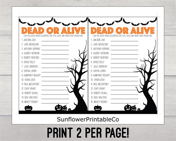 Halloween Game Dead or Alive Fun Halloween Party (Download Now) 