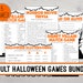 Adult Halloween Game Bundle, Halloween Games Printable, Halloween ...