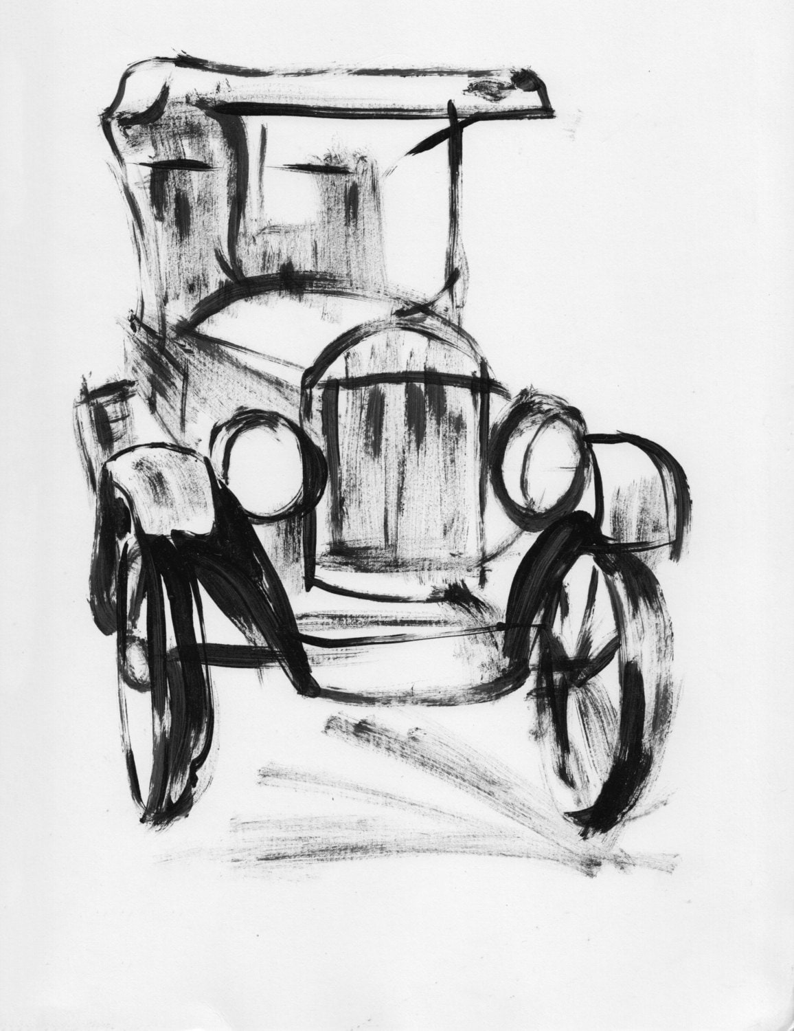 1920s Cars Drawing