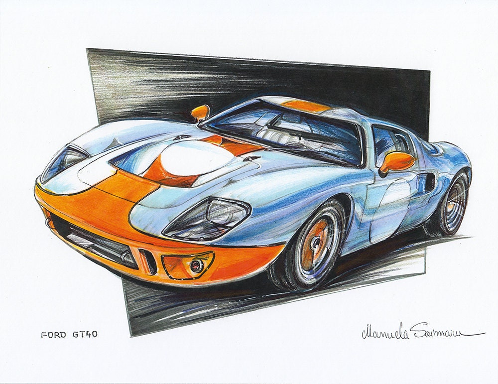 1966 Ford GT40 Race Car Gulf Oil (Gran Turismo 5) by Vertualissimo on  DeviantArt