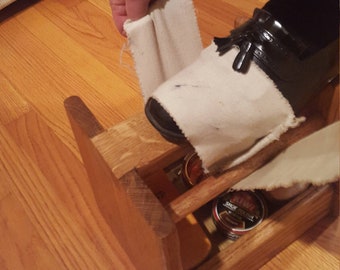 shoe shine box minimalist shoe care