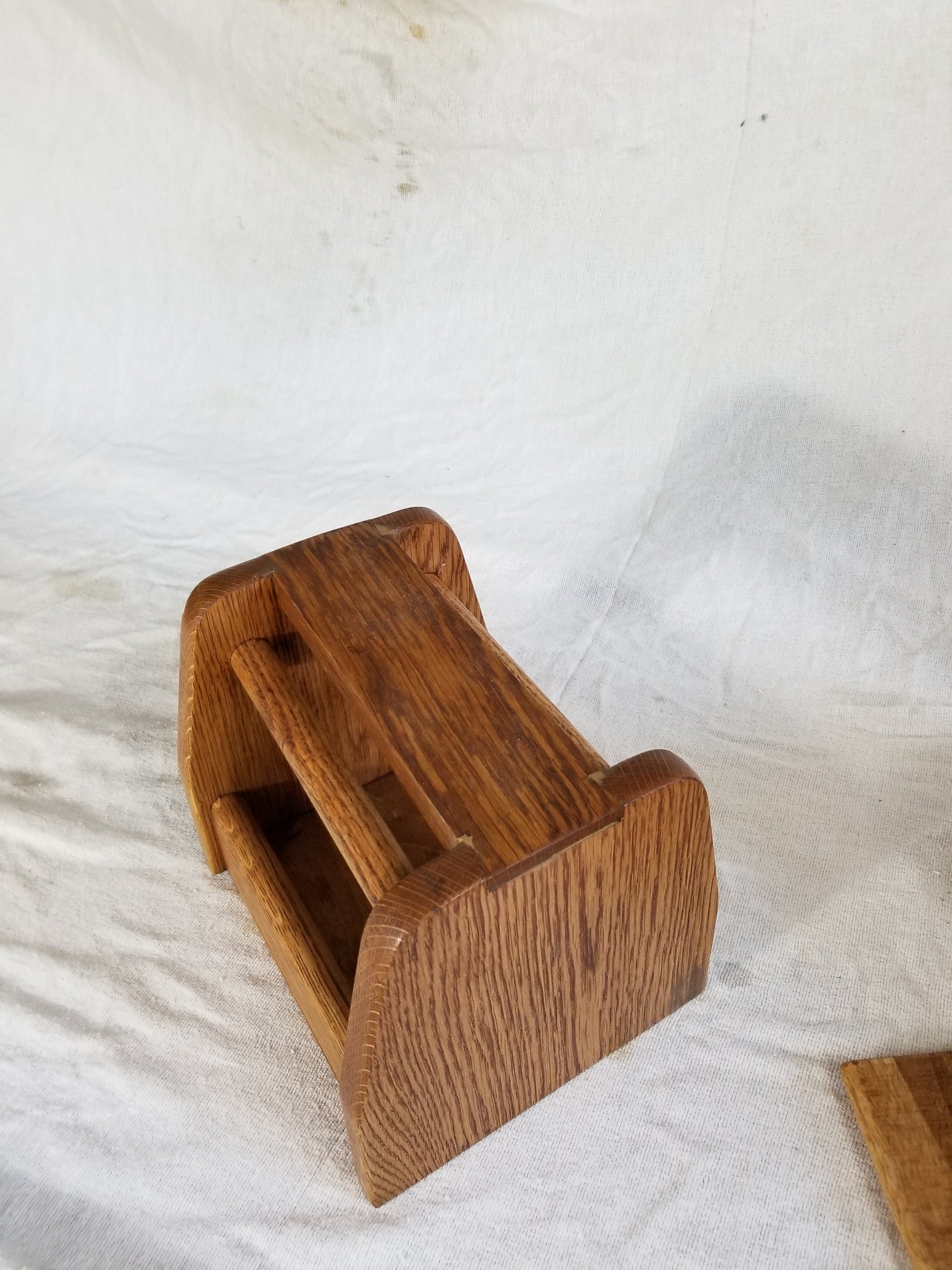 Wood Oak Shoe Shine Box European Style, Gift 