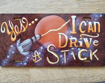 Hand Painted Wood Halloween Sign