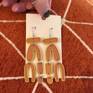 Mismatched Earrings, Quirky Earrings, Cutecore, Funky Earrings, Lightweight Dangle Earrings