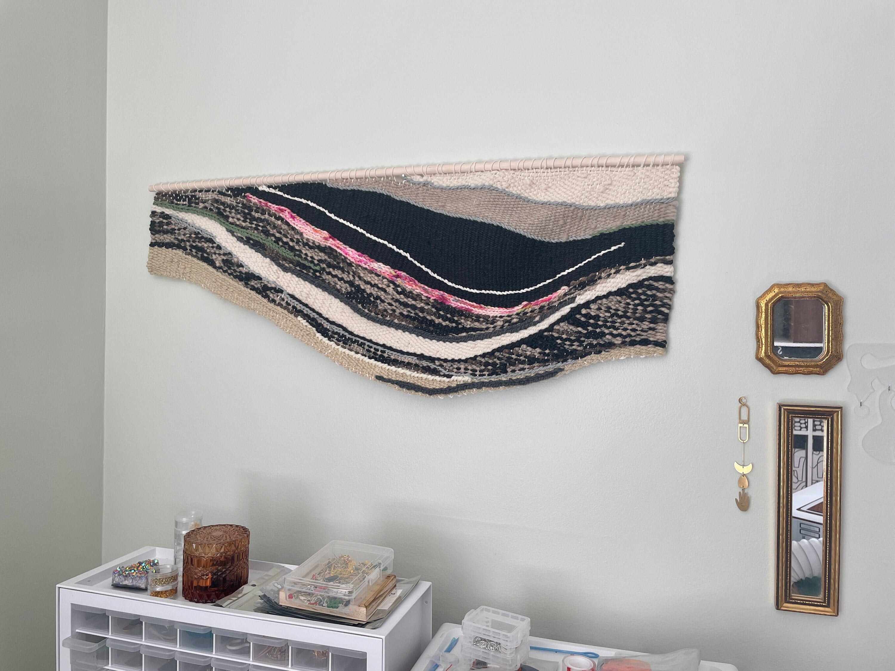 Woven Metal Wall Art Etsy