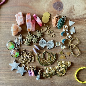 DIY Jewelry Making Kit: Variety Charms, Beads, Pendants