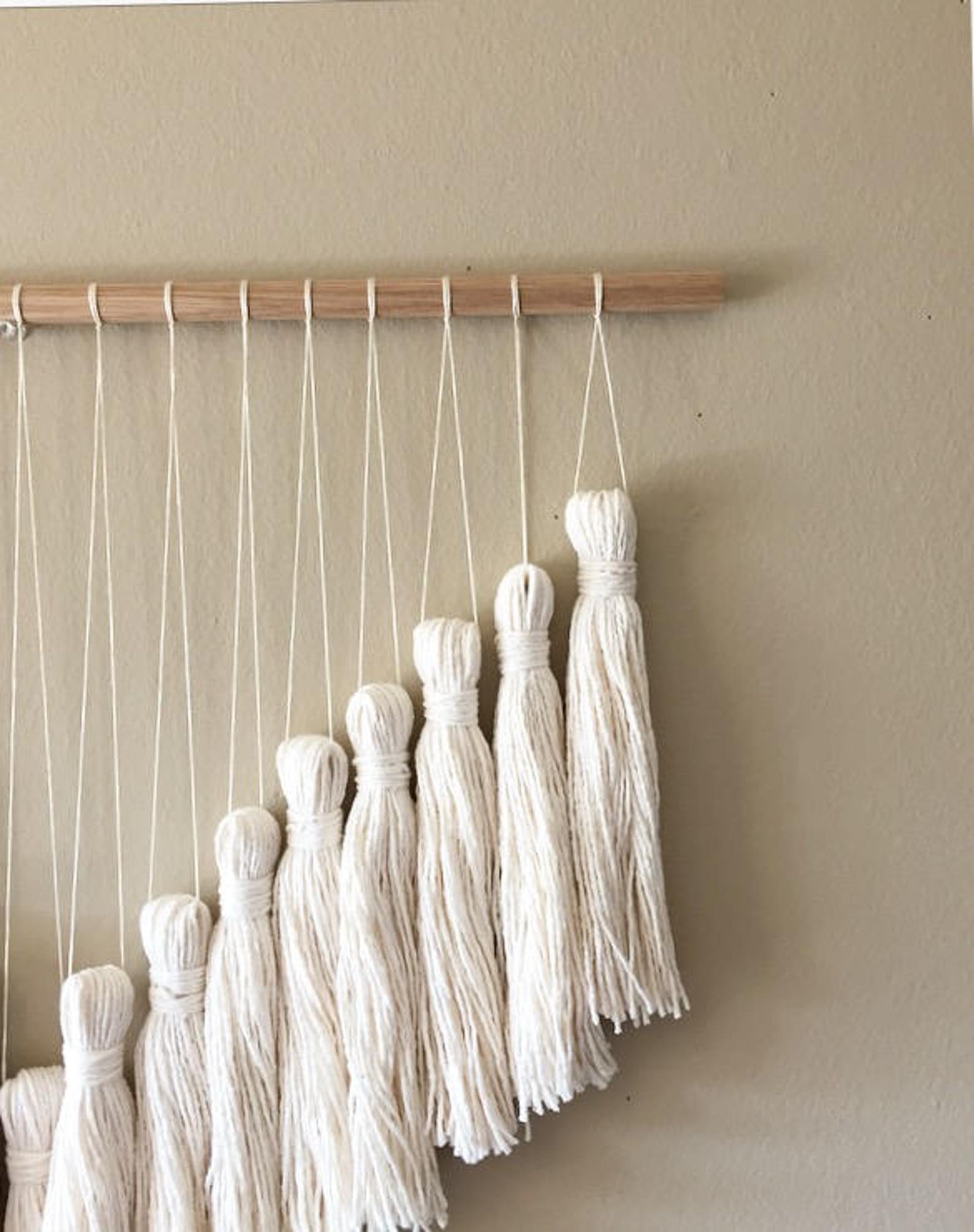 Tassel Wall Hanging Large Woven Wall Hanging Large Tassels Etsy