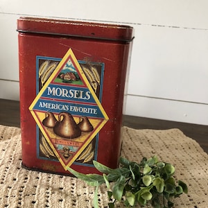 Nestle morsel advertising tin