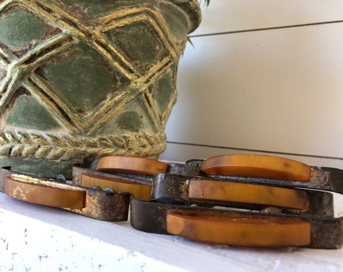 Vintage Bakelite MCM Drawer Pulls / Vintage Dresser Pulls / MCM Dresser