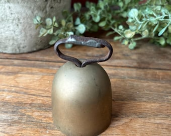 Vintage brass bell/ vintage decor/ brass bells/ vintage shelf decor