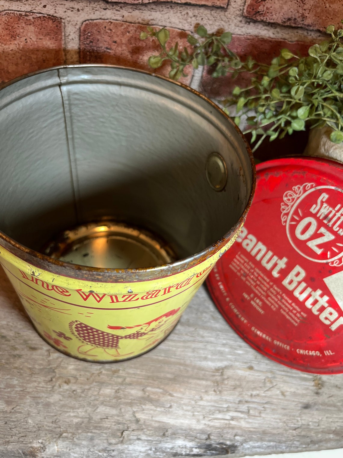 Vintage Tin/ Collectible Tin / Wizard of Oz Tin/ Swifts Oz Etsy