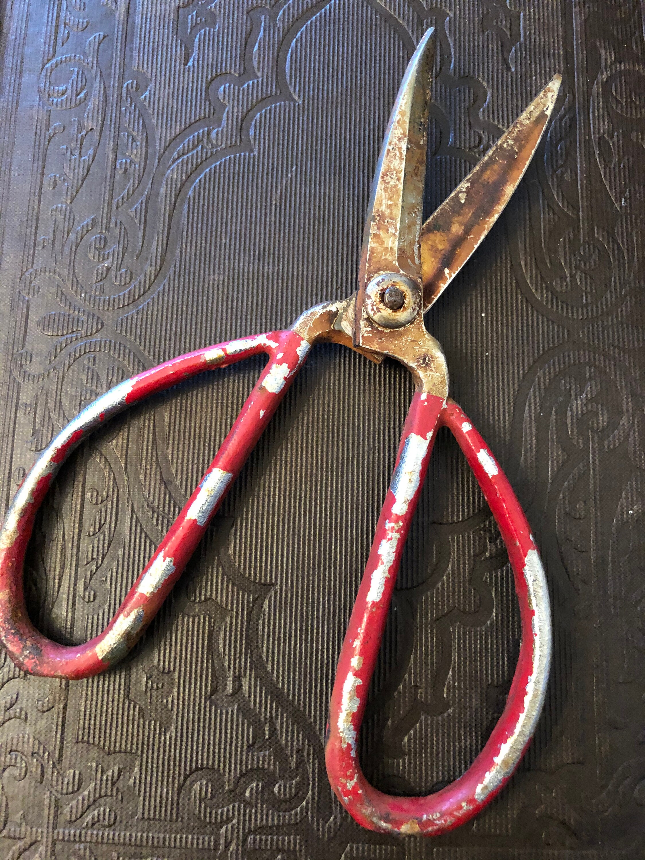 Vintage Utility Scissors / Farmhouse Kitchen/garden Scissors/vintage ...