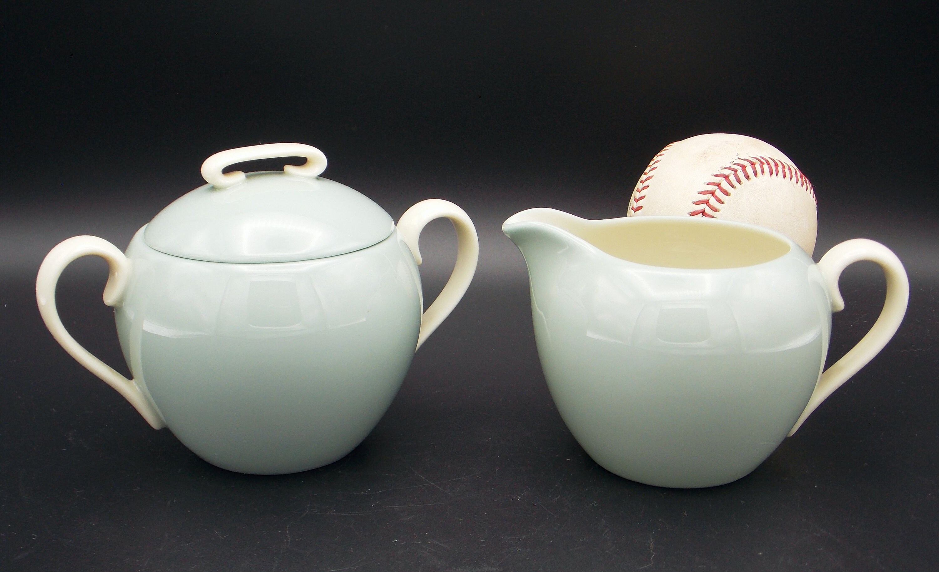 ヴィンテージ 貴重！アメリカアンティーク シュガー&クリーマーAntique