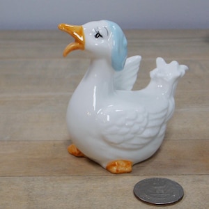 Schmid China Goose Figurine - Vintage “Father” Goose Statue