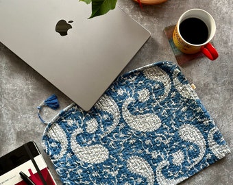 Paisley Quilted Laptop Sleeve Macbook Cover