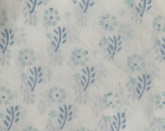 Cottage Garden Printed Cotton Fabric For Dress Making Sewing Craft By the Metre - LIMITED EDITION
