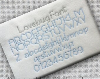 Lovebug BX FONT Alphabet Lettering Machine Embroidery Pattern Design INSTANT Download Digital File Letters Sweet Girl Boy Numbers Smash Cake