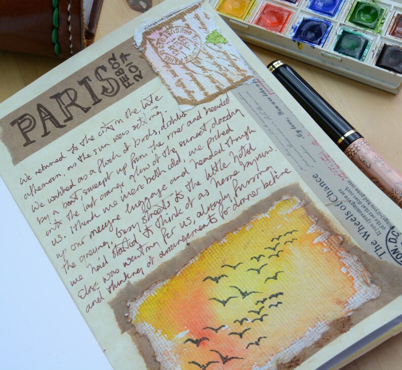 A7 Micro Notebooks Dandelion Fauxdori Travelers Notebook - Etsy UK
