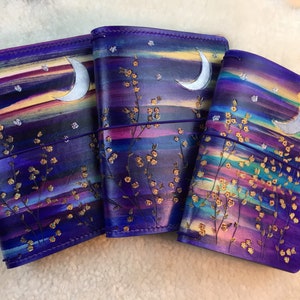 Cuaderno de viaje Starlight Daisy de todos los tamaños Elrohir Cuero Fauxdori Midori A4 A5 B6 A6 Cahier B6 Pocket Regular Passport A7