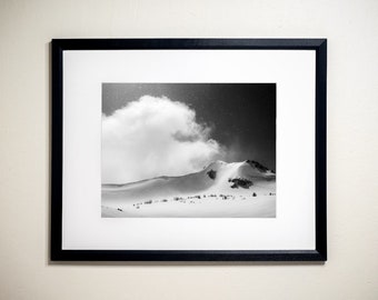 Looming Clouds Over the Sisters, Eldorado National Forest, California | Black & White Fine Art Photographic Landscape Print