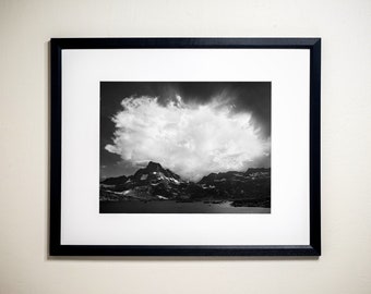 Afternoon Storm Clouds Above the Ritter Range, Inyo National Forest, California | Black & White Fine Art Photographic Landscape Print