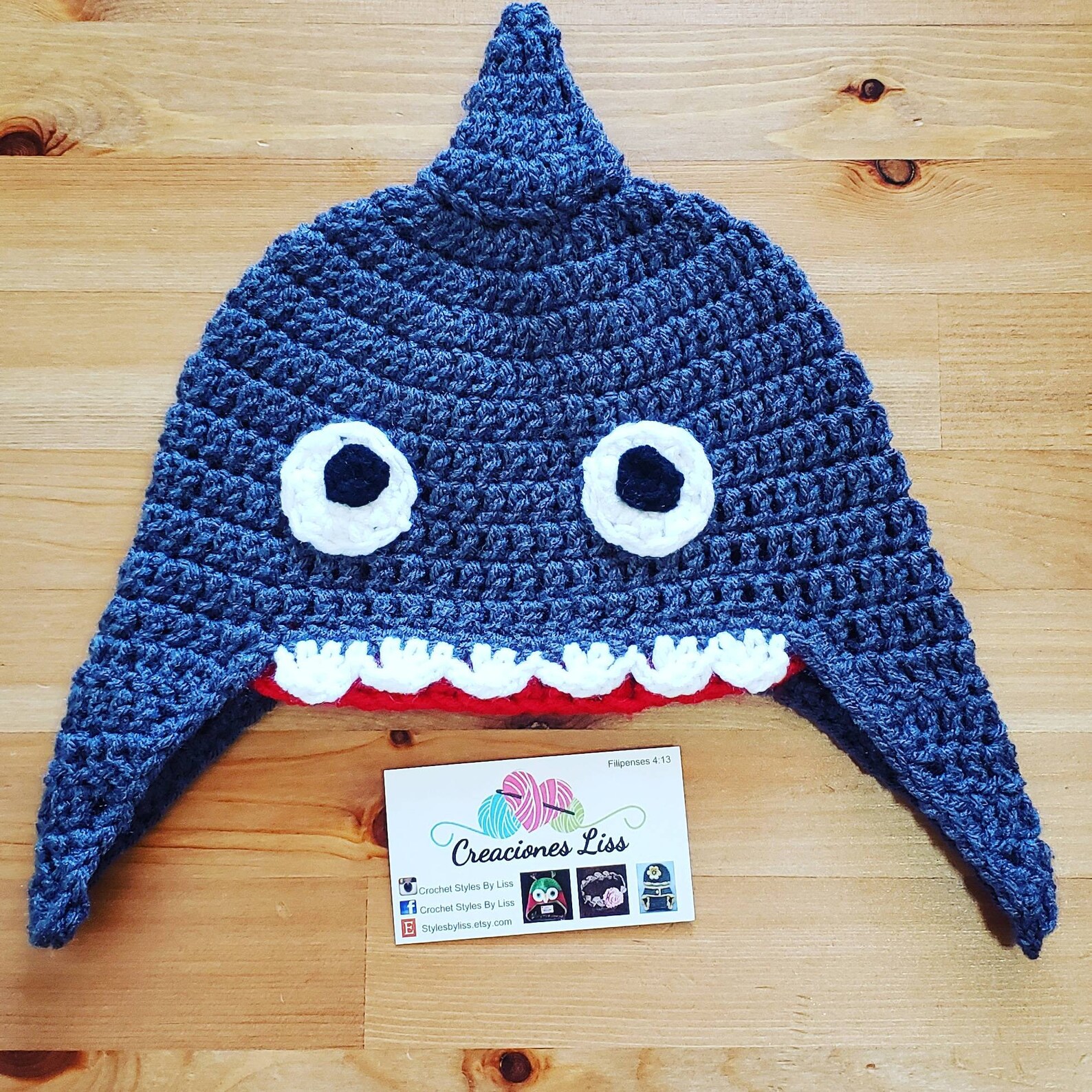 Baby Shark Hat Gorro Baby Shark. Etsy