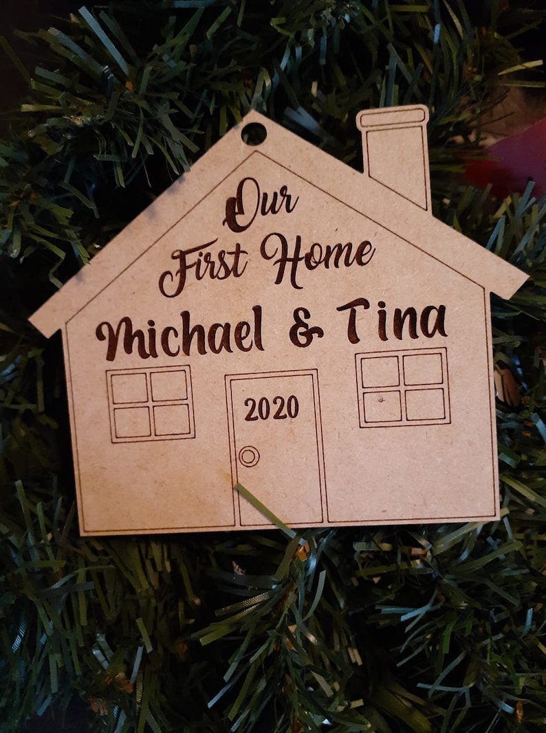 First Christmas in New Home Ornament-SVG file for ...