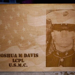 Military Veterans Custom Engraved Plaque-Honor your special Veteran