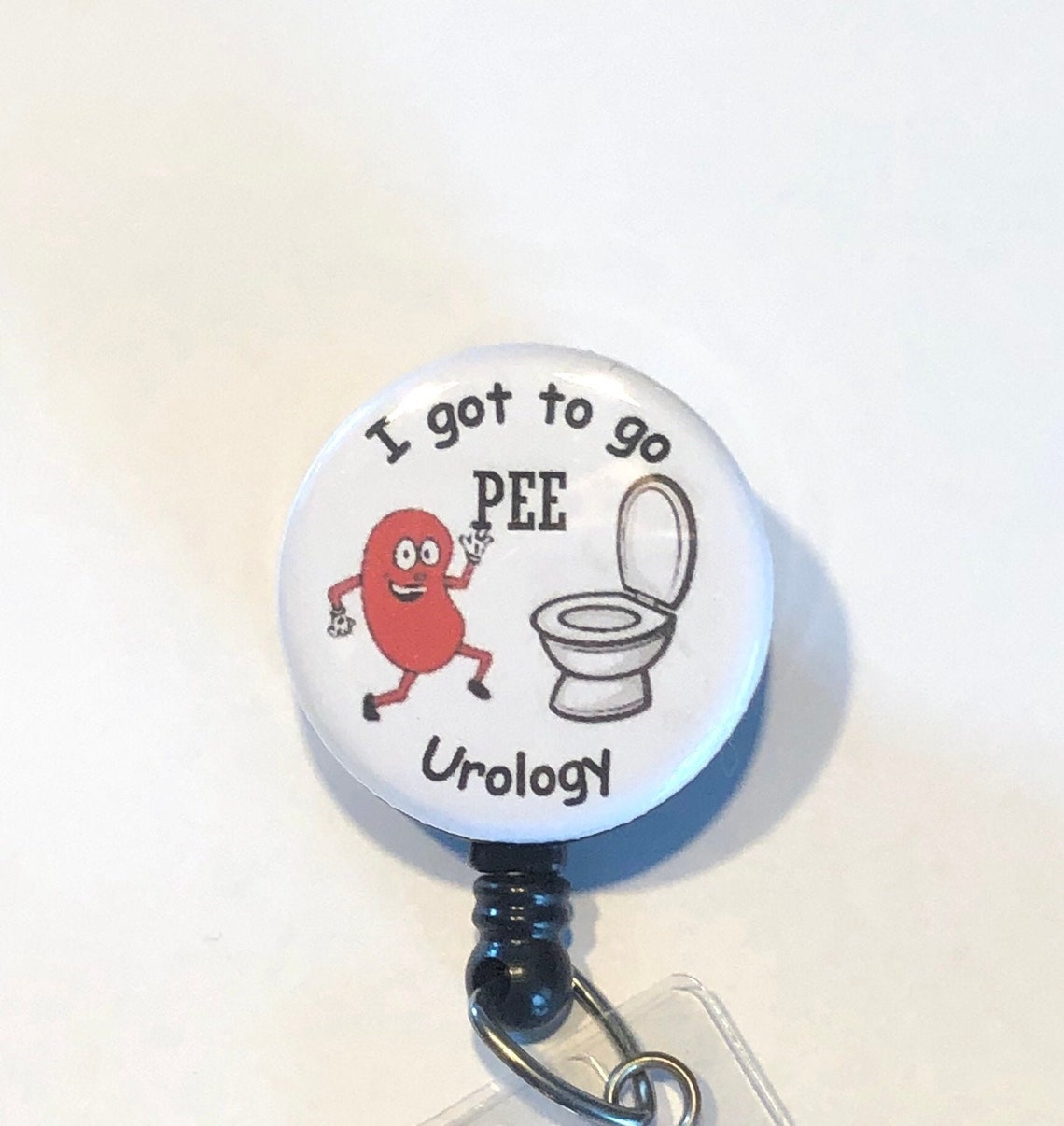 Funny Urology Badge Reel Urologist Nephrologist Unique Gift Etsy