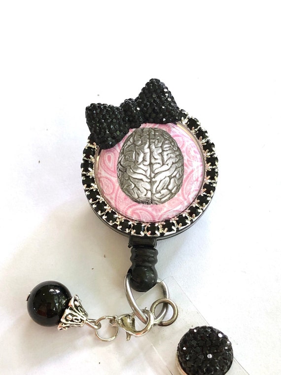 Neuro ICU Nurse retractable badge holder