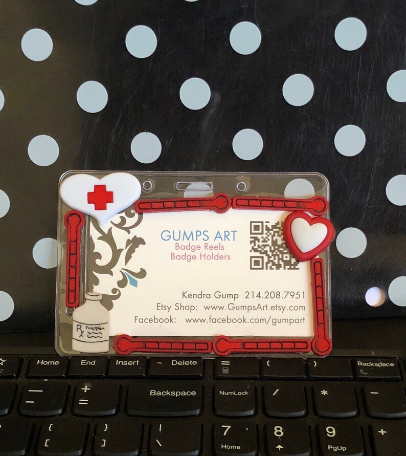 Bling sleeve Stethoscope RN badge protector badges id Etsy