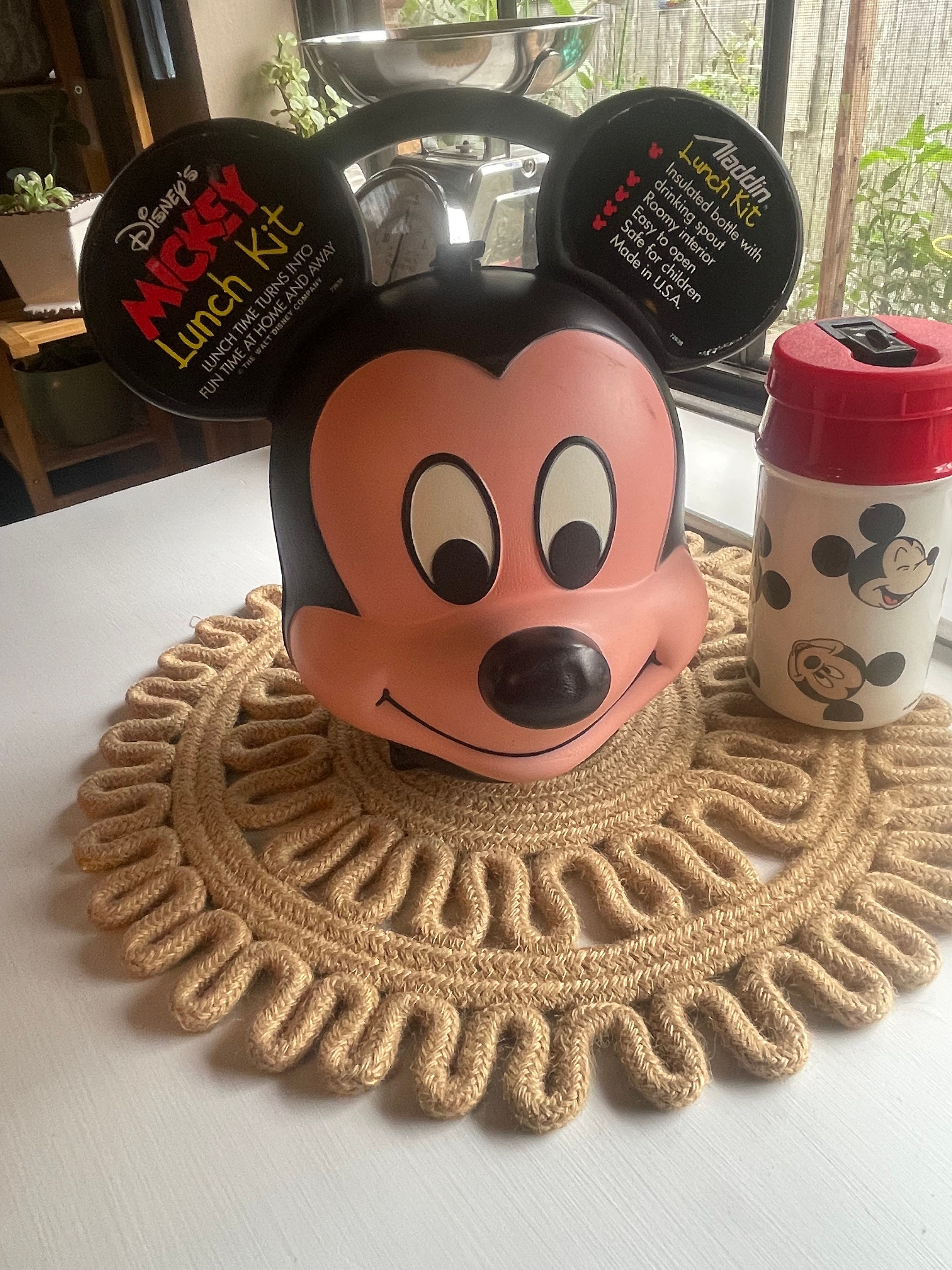 Aladdin Mickey Mouse Lunchbox With Thermos Never Used Mickey