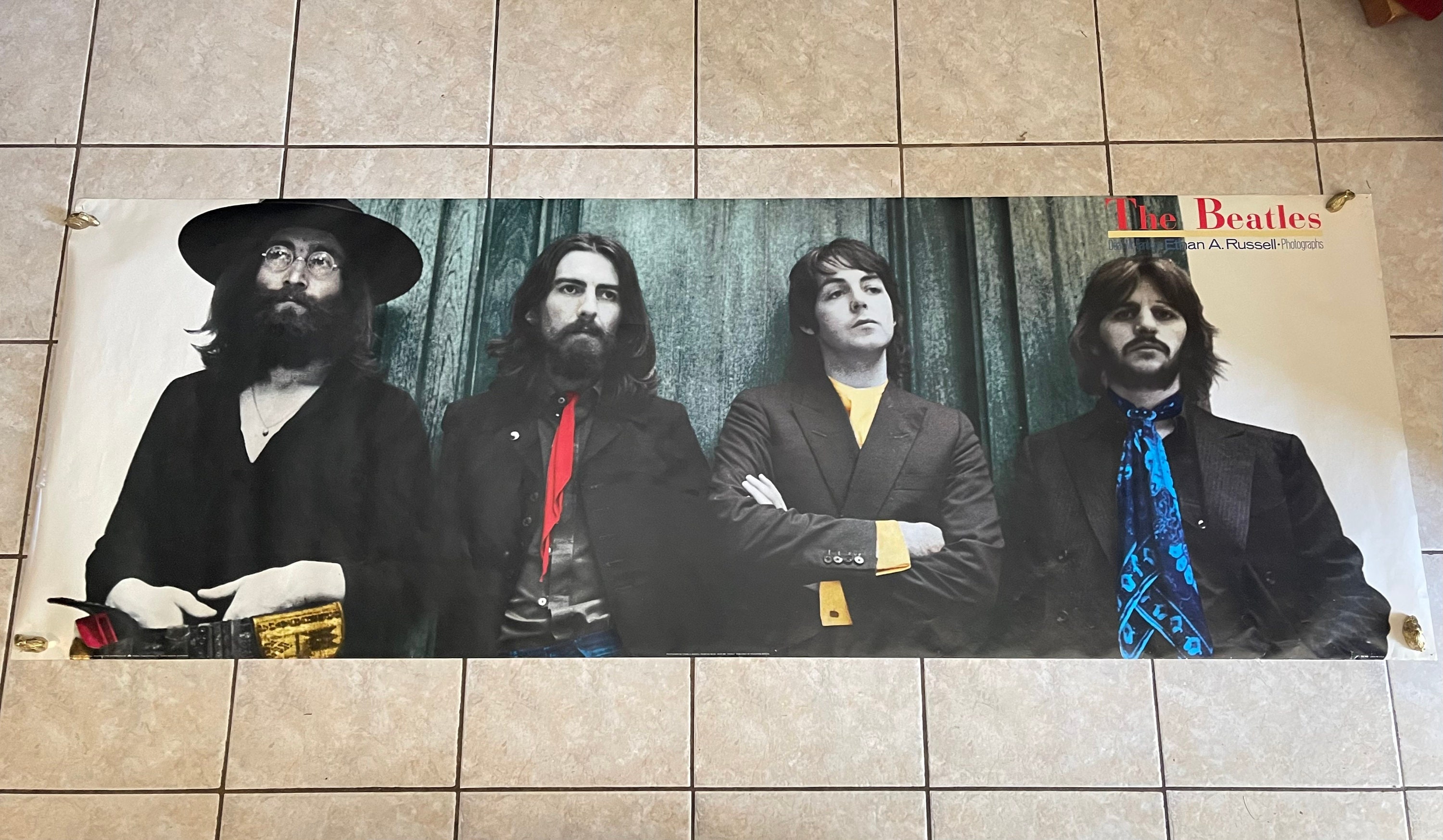 The Beatles ビートルズ　ポスター Ethan A. Russell Vintage Large Original Beatles Litho Poster Dear Mr. Fantasy Ethan