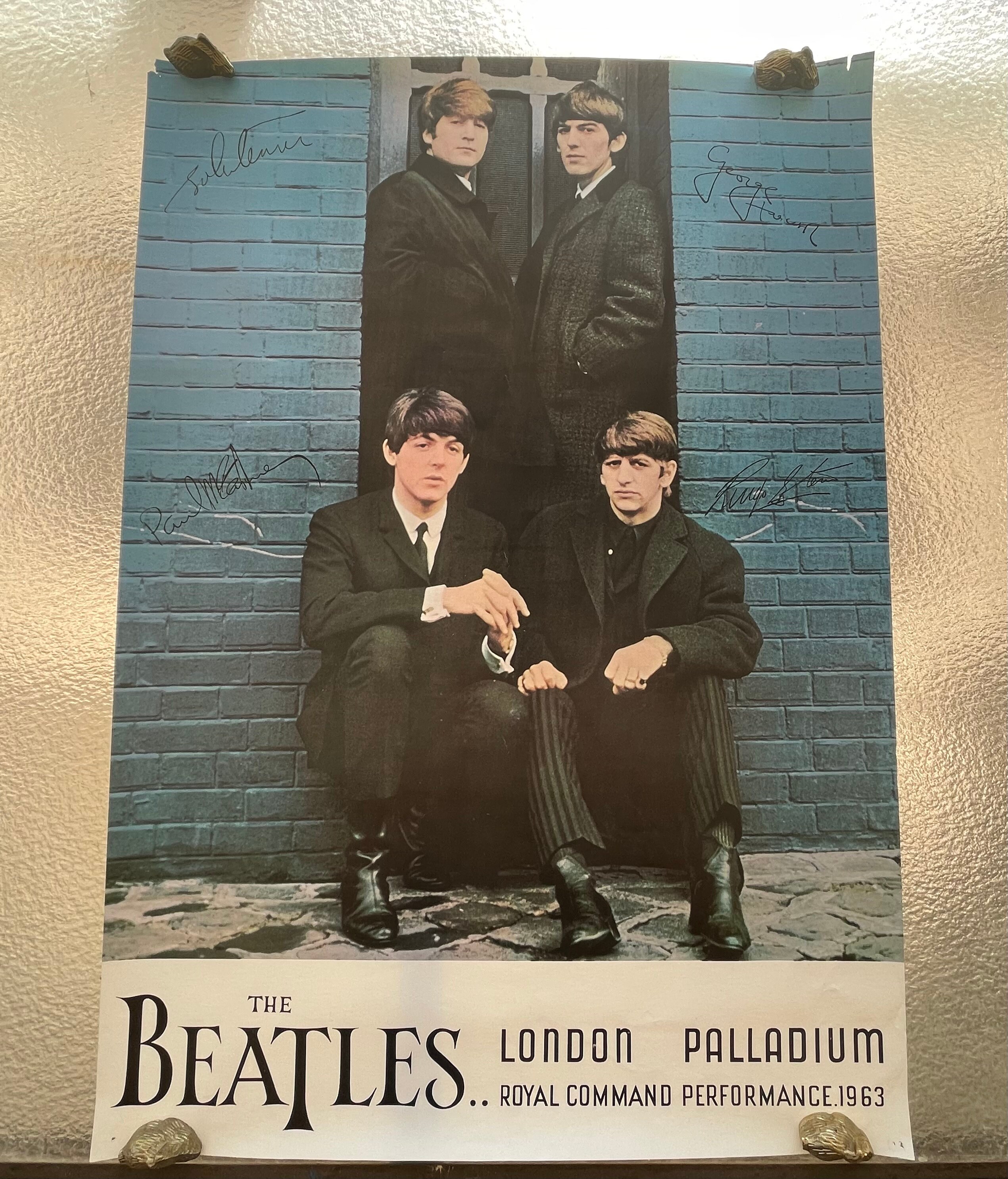 Original Beatles 1980 London Palladium Poster 19