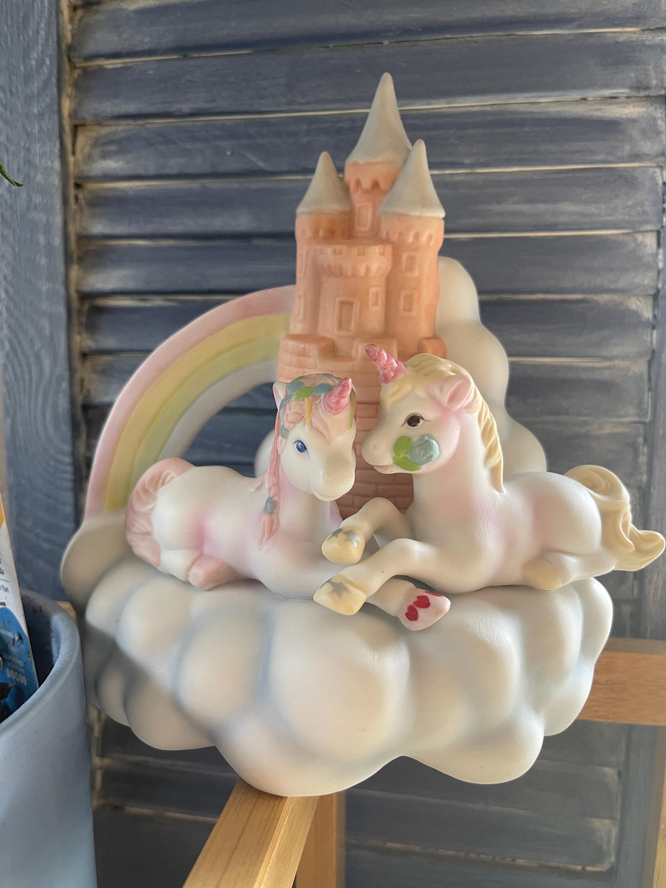 Vintage Unicorn Music Box - Etsy