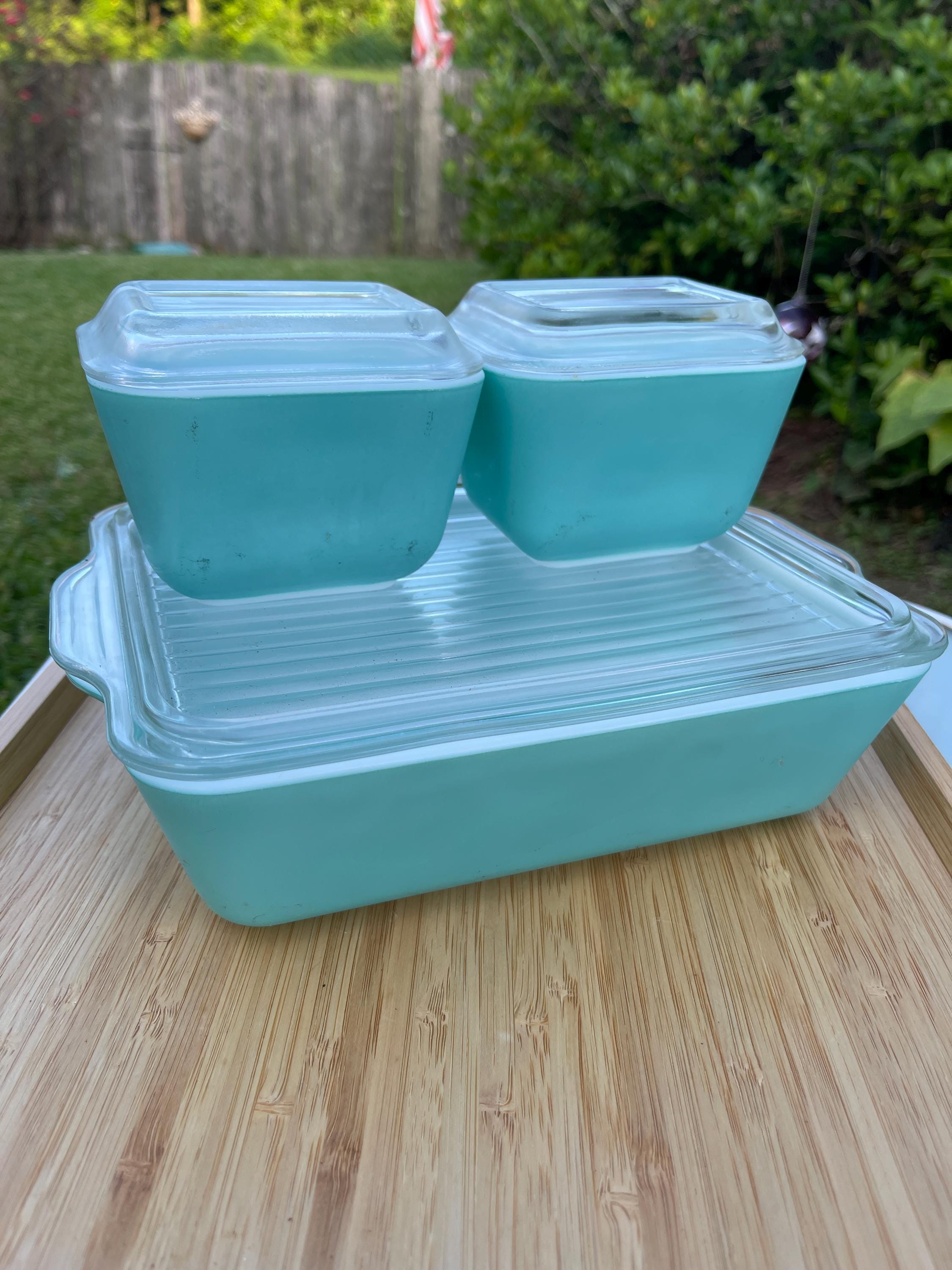 Pyrex Robins Egg Blue Refrigerator Dishes - Etsy