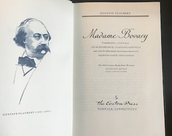 Madame Bovary Gustave Flaubert Easton Press Collector's Edition Bound in Genuine Leather 1978