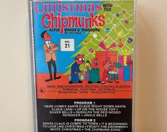 Christmas With The Chipmunks Cassette Tape 1980