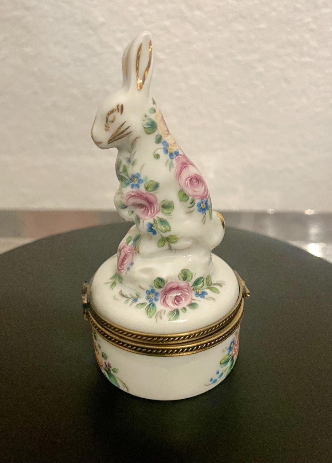 Limoges Bunny Rabbit Trinket Box - Etsy