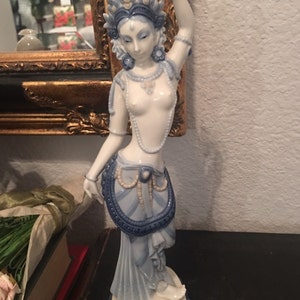 Lladro Indian Dancer Figurine Retired 1986 10 1/2&quot; Tall #01001216 Rare