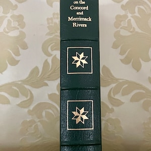 A Week on the Concord and Merrimack River Henry David Thoreau Easton Press Collector&#39;s Edition 1981