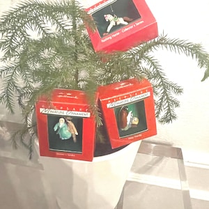 3 Hallmark Keepsake Miniature Ornaments NIB