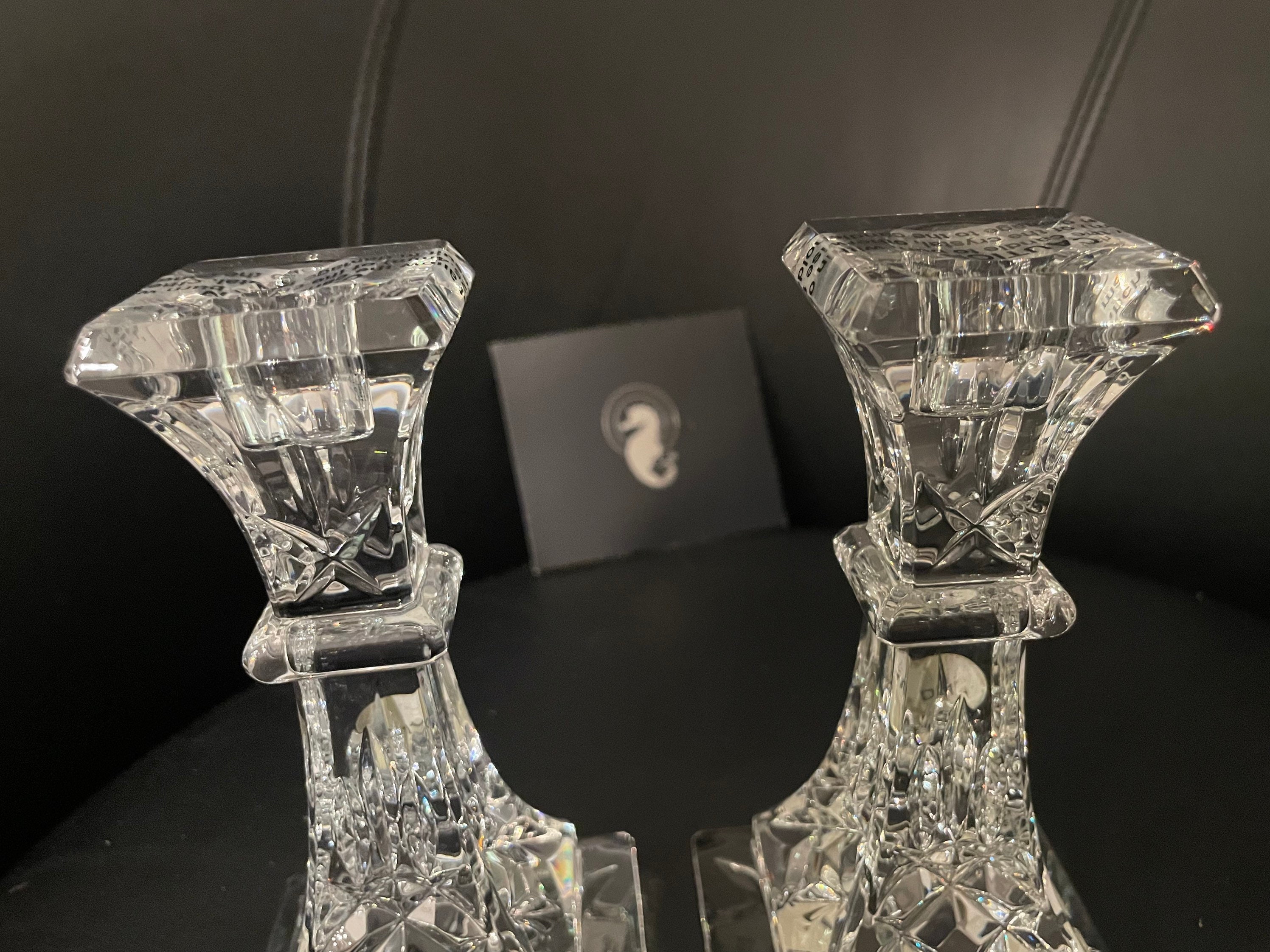 Waterford Crystal Lismore Candlesticks New in Box Ireland Etsy