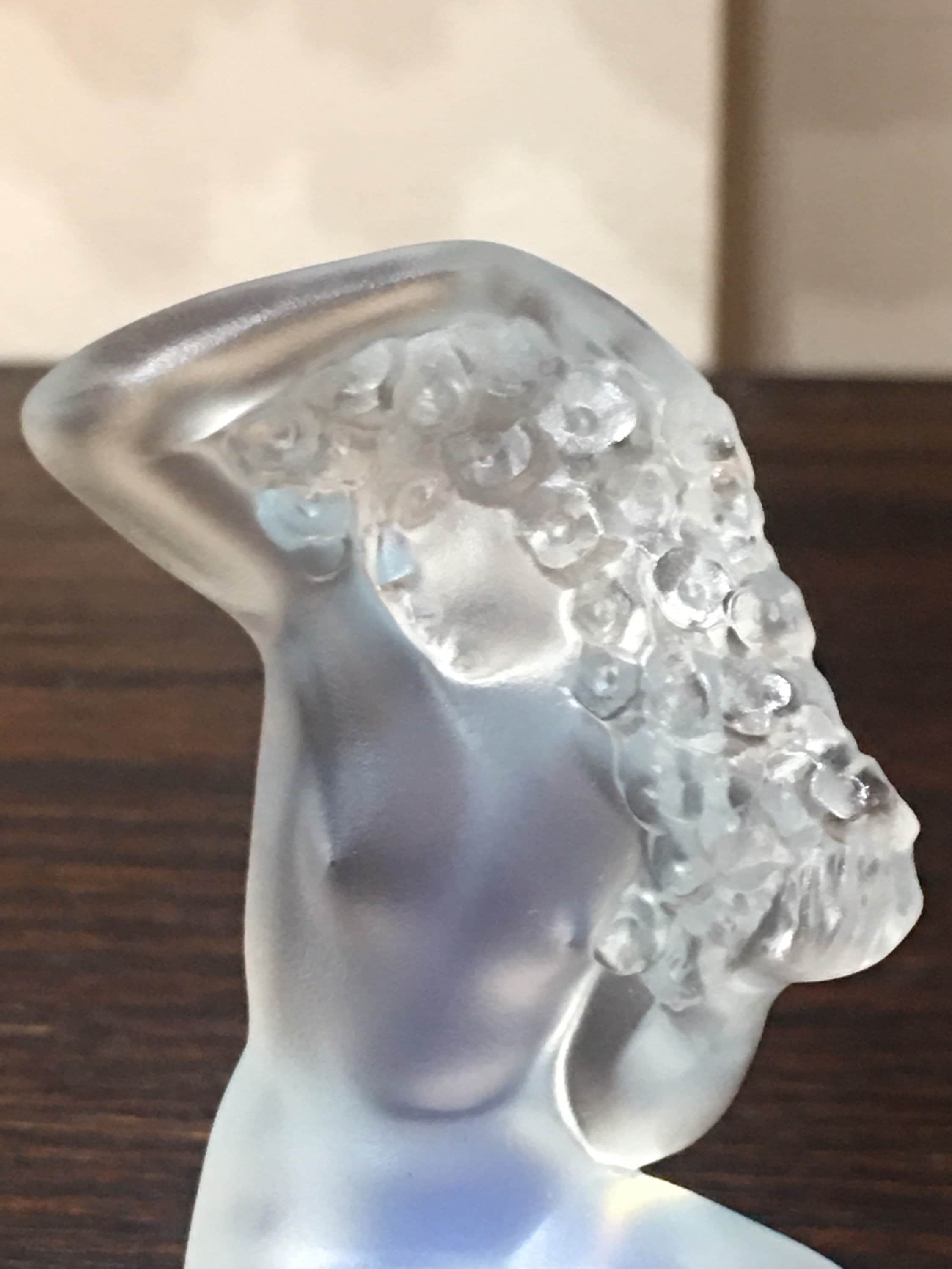 ☆Lalique France☆ラリックフランス☆Floreal☆サイン入り☆