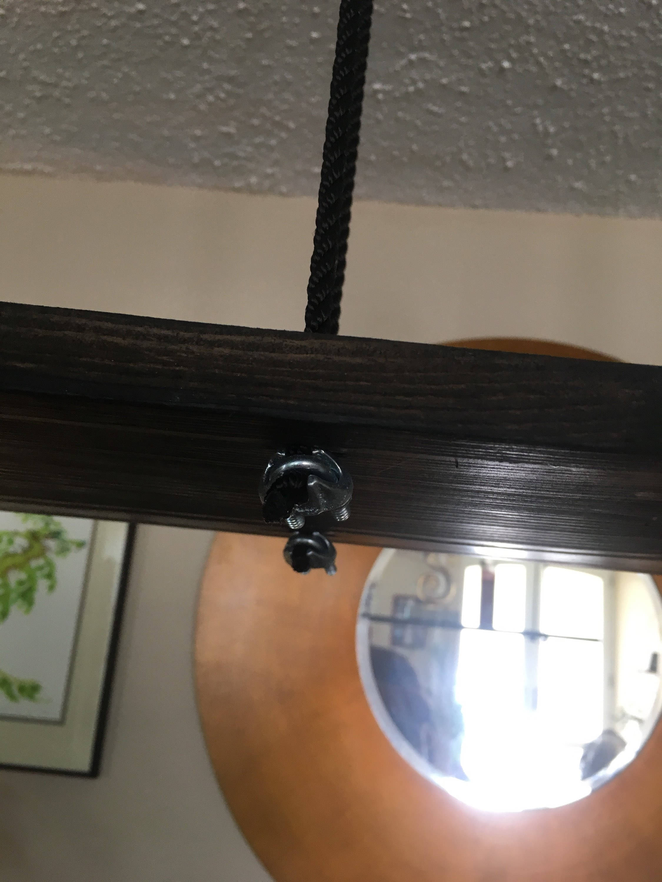 Ceiling Mounted Hanging Shelf All Hardware Included Rope Etsy Canada